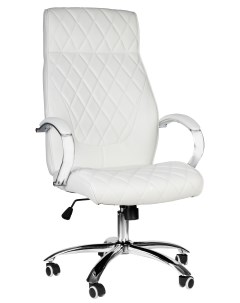 Компьютерное кресло Nicolas белая экокожа Империя стульев