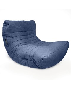 Кресло мешок для отдыха aLounge Acoustic Sofa Blue Jazz рогожка синий Ambient lounge