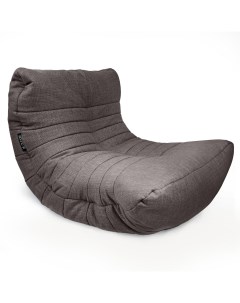 Кресло мешок для отдыха aLounge Acoustic Sofa Luscious Grey рогожка темно серый Ambient lounge