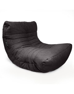 Кресло мешок для отдыха aLounge Acoustic Sofa Black Sapphire рогожка черный Ambient lounge