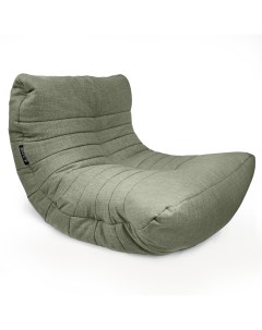 Кресло мешок для отдыха aLounge Acoustic Sofa Lime Citrus рогожка серо зеленый Ambient lounge