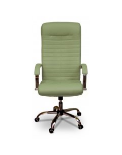 Кресло компьютерное Орион светло зеленый хром Кресловъ
