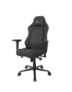 Компьютерное кресло для геймеров Primo Woven Fabric Black Grey logo Arozzi