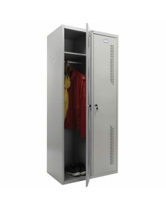 Шкаф металлический для одежды LS 21 80 двухсекционный 1830х813х500 мм 35 кг Практик
