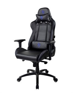 Компьютерное кресло для геймеров Verona Signature Black PU Blue Logo Arozzi