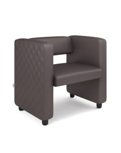 Кресло Йокки коричневый экокожа Monofix