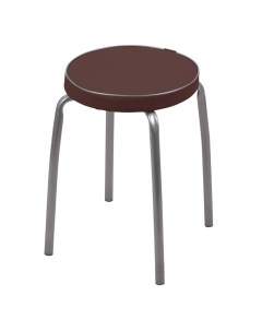 Табурет Фабрик 2 с мягким сиденьем 32 см коричневый Nika