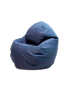 Кресло мешок ГРУША МАКСИ рогожка Синий Wowpuff