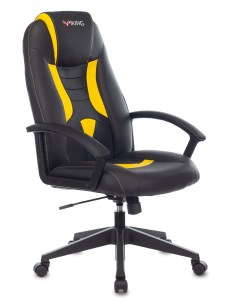 Кресло игровое Viking 8 черный желтый Zombie