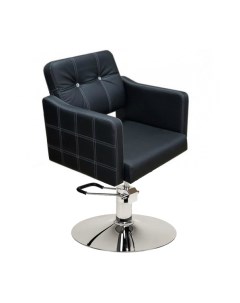 Парикмахерское кресло А01 NEW черный гидравлика диск Sunispa