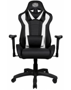 Кресло для геймеров Caliber R1 чёрный белый Cooler master