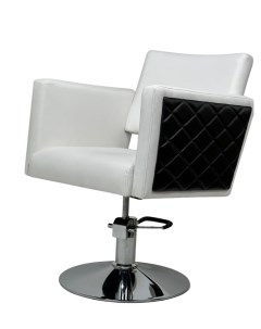 Парикмахерское кресло Комодо II белый гидравлика диск Sunispa
