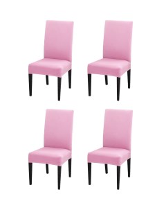 Комплект чехлов на стул со спинкой Jersey 4шт 10681 Luxalto