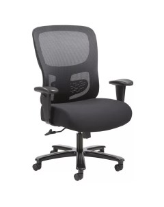 Кресло для руководителя 582 TC черное сетка ткань металл 1044977 Easy chair