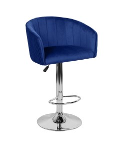 Барный стул МАРК WX 2325 blue хром синий Империя стульев