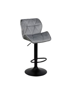 Барный стул КРИСТАЛЛ WX 2583 grey черный серый Империя стульев