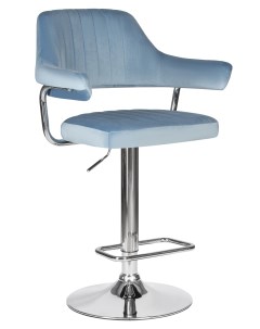 Барный стул CHARLY LM 5019 MJ9 74 хром голубой Империя стульев