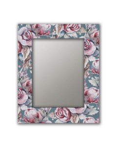 Зеркало настенное Розы 04 0024 60х60 см уф печать Дом корлеоне