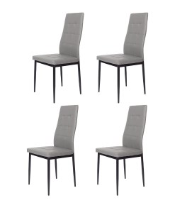 Комплект стульев 4 шт Cafe 2 DC 4032 A серый La room