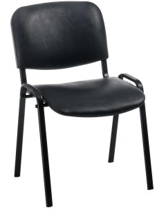 Офисный стул ИЗО black искусственная кожа PV 1 черный Фабрикант