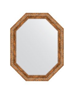 Зеркало в раме 75x95см BY 7156 виньетка античная бронза Evoform