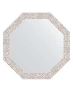 Зеркало в раме 73x73см BY 3747 соты алюминий Evoform