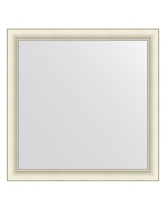 Зеркало в раме 74x74см BY 7621 белый с серебром Evoform