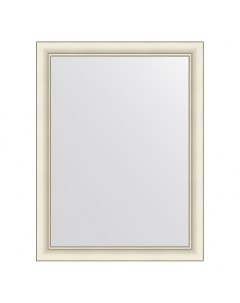 Зеркало в раме 64x84см BY 7619 белый с серебром Evoform