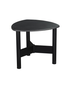 Журнальный стол Саут 1Д мини чёрный серый бетон Мебелик