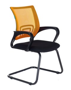 Офисный стул CH 695N AV 1183802 черный оранжевый Бюрократ
