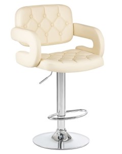 Барный стул Tiesto D LM 3460 cream хром кремовый Империя стульев