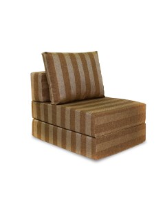 Кресло кровать ОКТА рогожка с орнаментом Кофейный Freeform