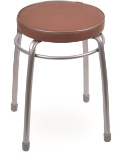 Табурет Фабрик 1 с мягким сиденьем 32 см коричневый Nika