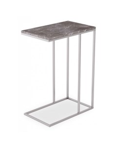 Кофейный стол Divan ru Малибу 60х60х70 белый серый Калифорния мебель