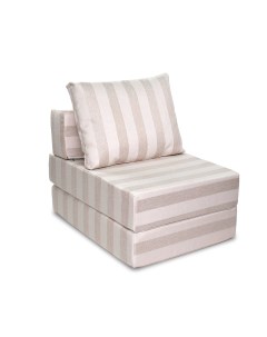 Кресло кровать ОКТА рогожка с орнаментом Жемчужный Freeform