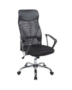Кресло для руководителя 506 TPU черное искусственная кожа сетка ткань металл Easy chair