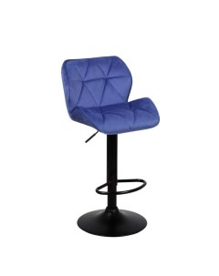 Барный стул КРИСТАЛЛ WX 2583 blue черный синий Империя стульев