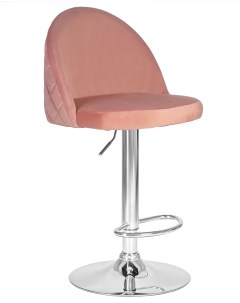 Барный стул MILANA LM 3036 powder pink MJ9 32 хром пудрово розовый Империя стульев