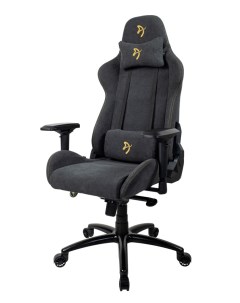 Компьютерное кресло для геймеров Verona Signature Soft Fabric Gold Logo Arozzi
