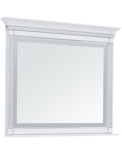 Зеркало Селена 120 белый серебро Aquanet