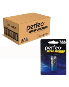 Батарейка LR03 2BL Super Alkaline 60 шт Perfeo