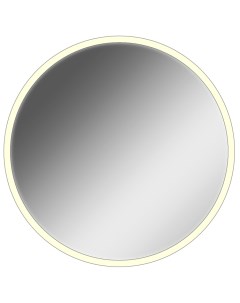 Зеркало Moon 72 white с теплой подсветкой без кнопки Sansa