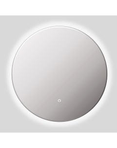 Зеркало круглое парящее Муза D90 для ванной с тёплой LED подсветкой и антизапотеванием Alias