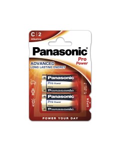 Щелочные батарейки Pro Power C LR14XEG 2BP Panasonic