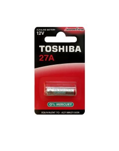 Батарейка 27A щелочная alkaline Special 1шт 27A 12V Toshiba