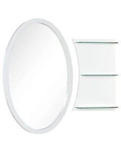 Зеркало Опера L R 70 белый Aquanet