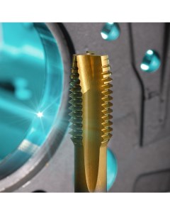 Машинный метчик Industrial из стали HSSE с покрытием TIN для сквозных отверстий М14 Norgau