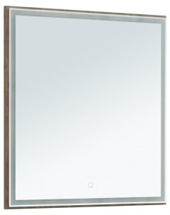 Зеркало Nova Lite 75 дуб рустикальный LED Aquanet
