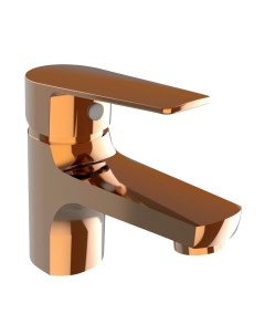 Смеситель для раковины в ванную однорычажный Loop M26 021rg цвет розовое золото Orange