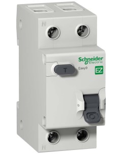 SE EASY 9 Дифференциальный автоматический выключатель 1П Н 16А 30мА C AC Schneider electric